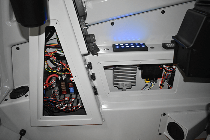 Compact Electrical Harness for Mining Cab