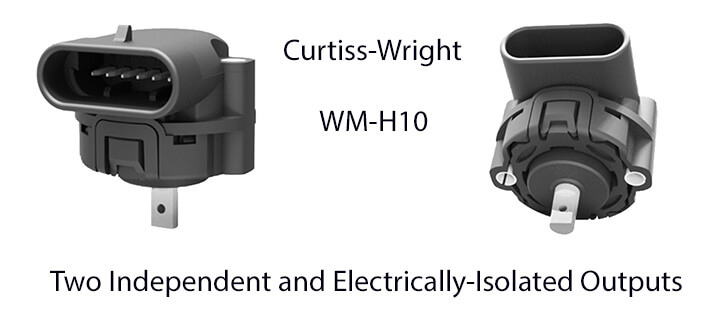 Curtiss-Wright WM-H10 Rotary Position Shaft-Operated Sensor